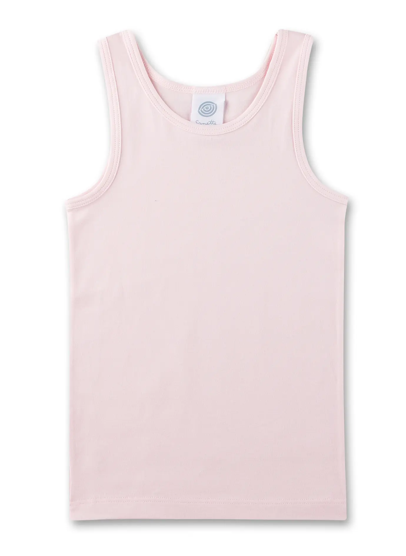 Sanetta Mädchen Unterhemden Set - Rosa Unifarbe + Pferde