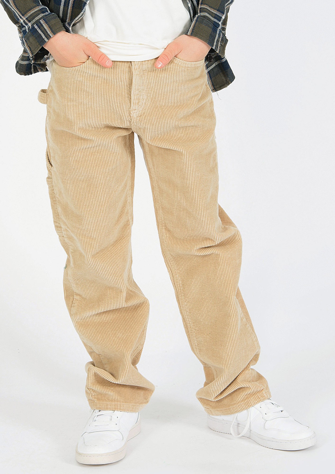 Blue Effect Boys Baggy Kord Hose Workerstyle Normal Fit - Macchiato Beige