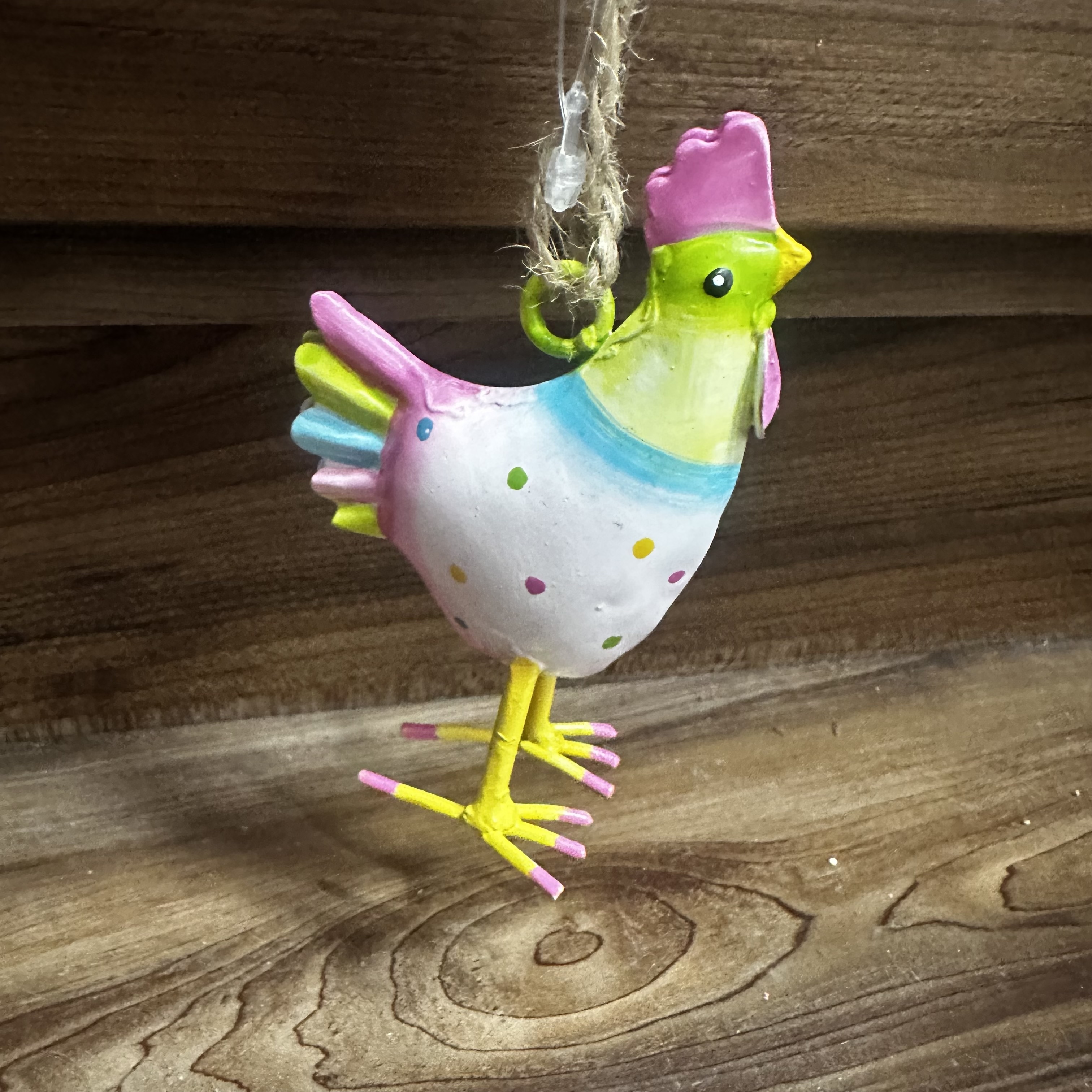 Pape Deko Anhänger für Ostern - Hahn Boris oder Henne Bea