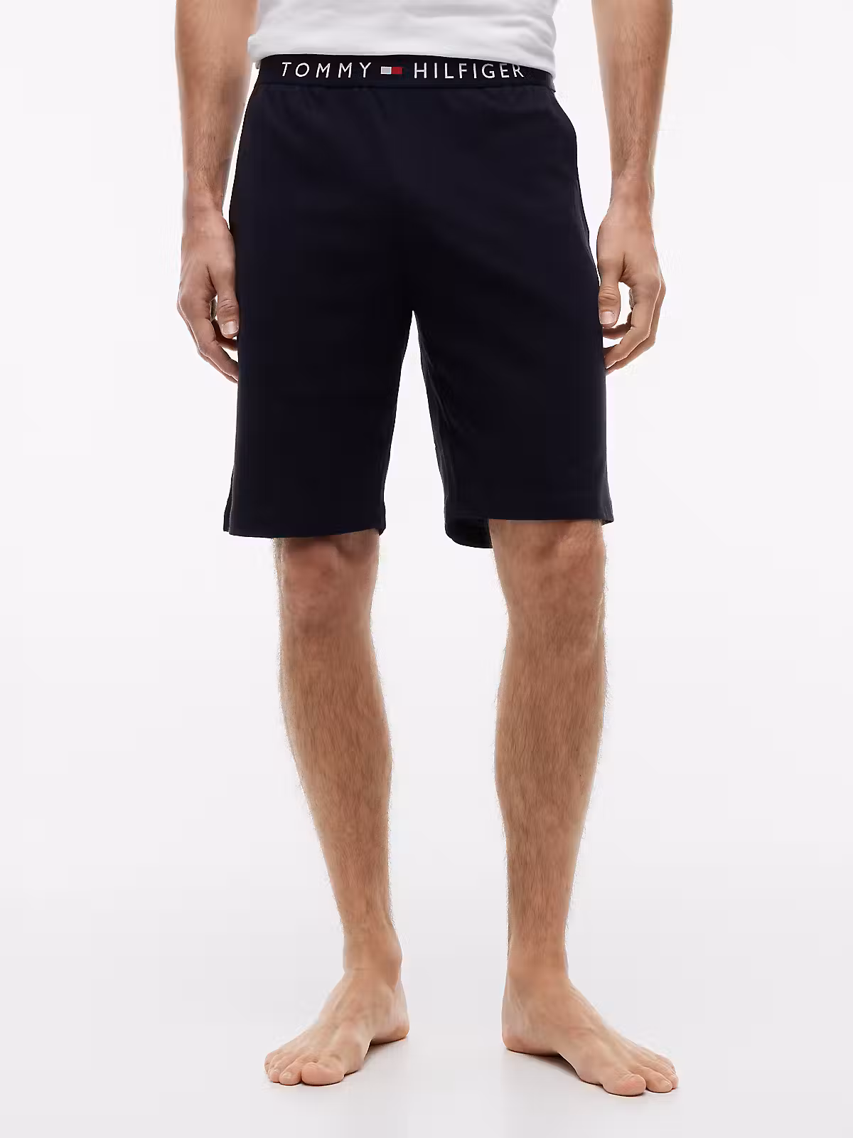  Tommy Hilfiger Herren Jersey Short in Dark Sky Navy