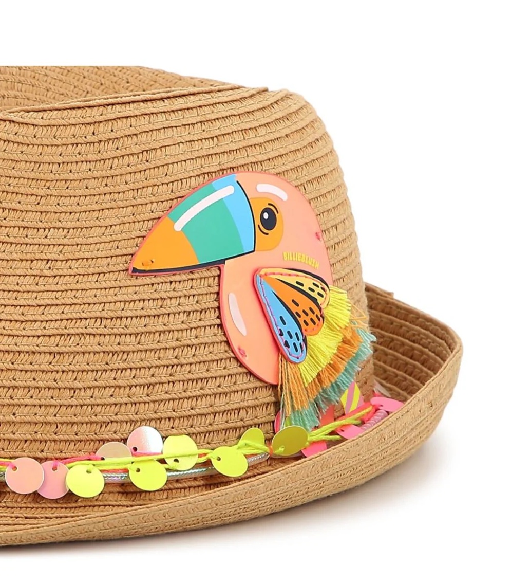 Billieblush Sommerhut mit Papagei Billieblush Sommerhut mit Papagei