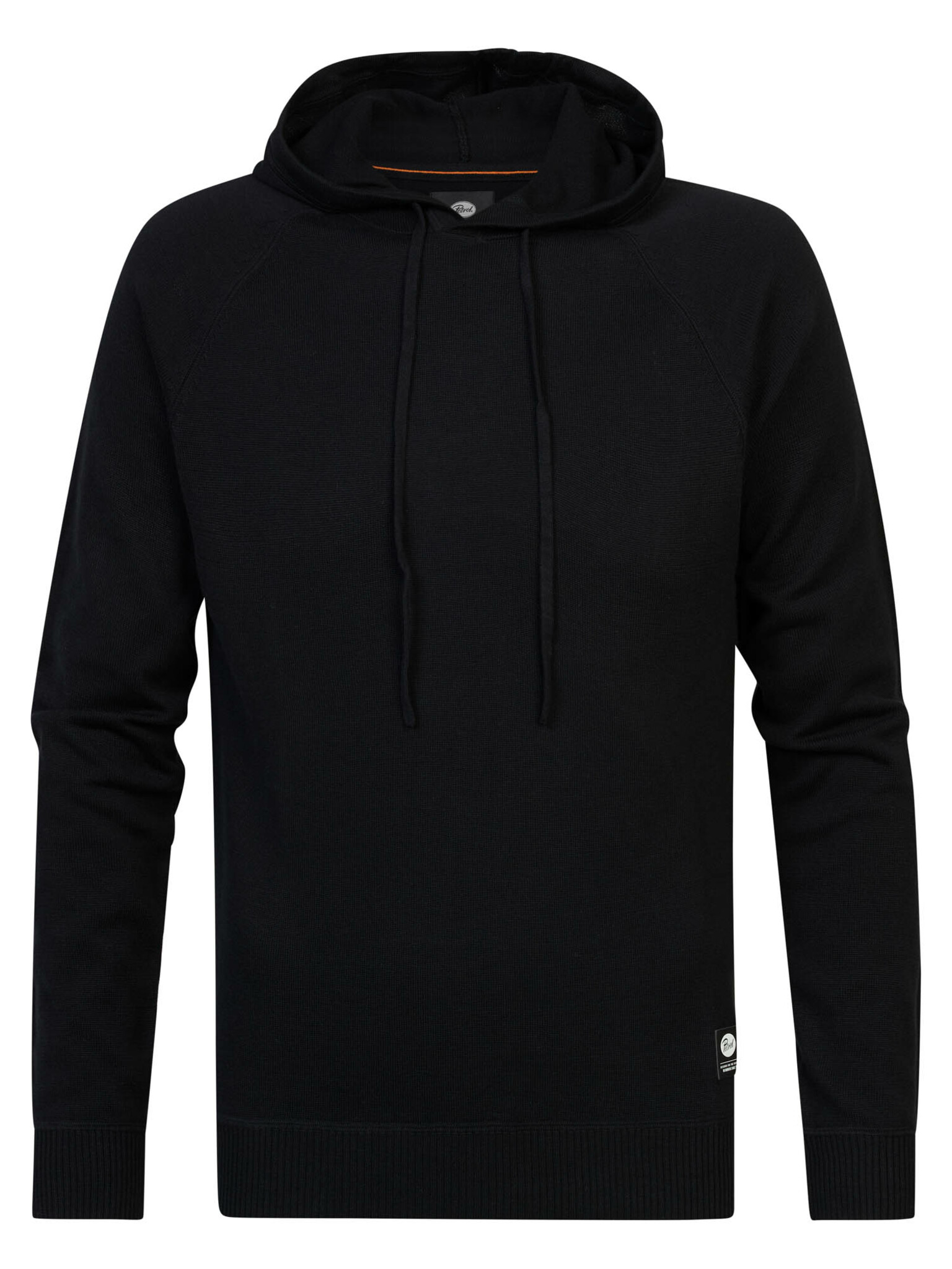 M-3020-KWH255_9999_F Petrol Industries Feinstrick Hoodie Pullover in Schwarz - SALE