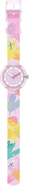 Flik Flak Kinderuhr in Rosa mit Blumen - PASTEL PARADISE Flik Flak Kinderuhr in Rosa mit Blumen - PASTEL PARADISE