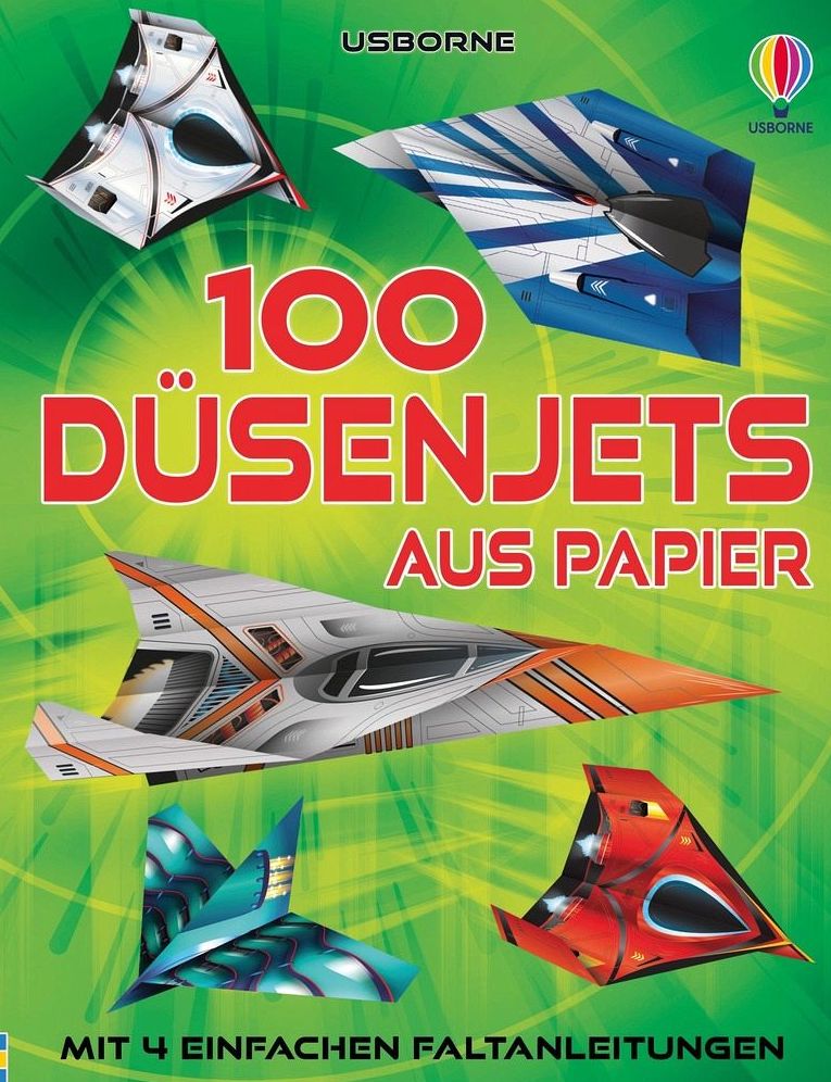 Usborne 100 Düsenjets aus Papier