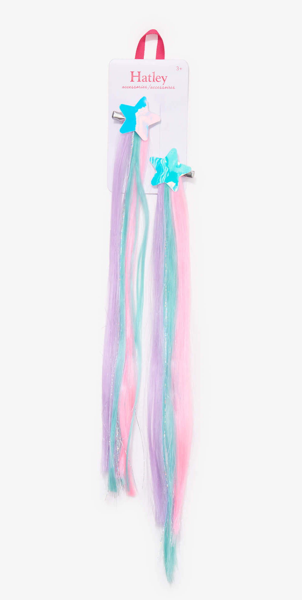 F0022072208_B Hatley Haarspangen Set - Shining Stars - Sterne Bunte Haar-Extensions