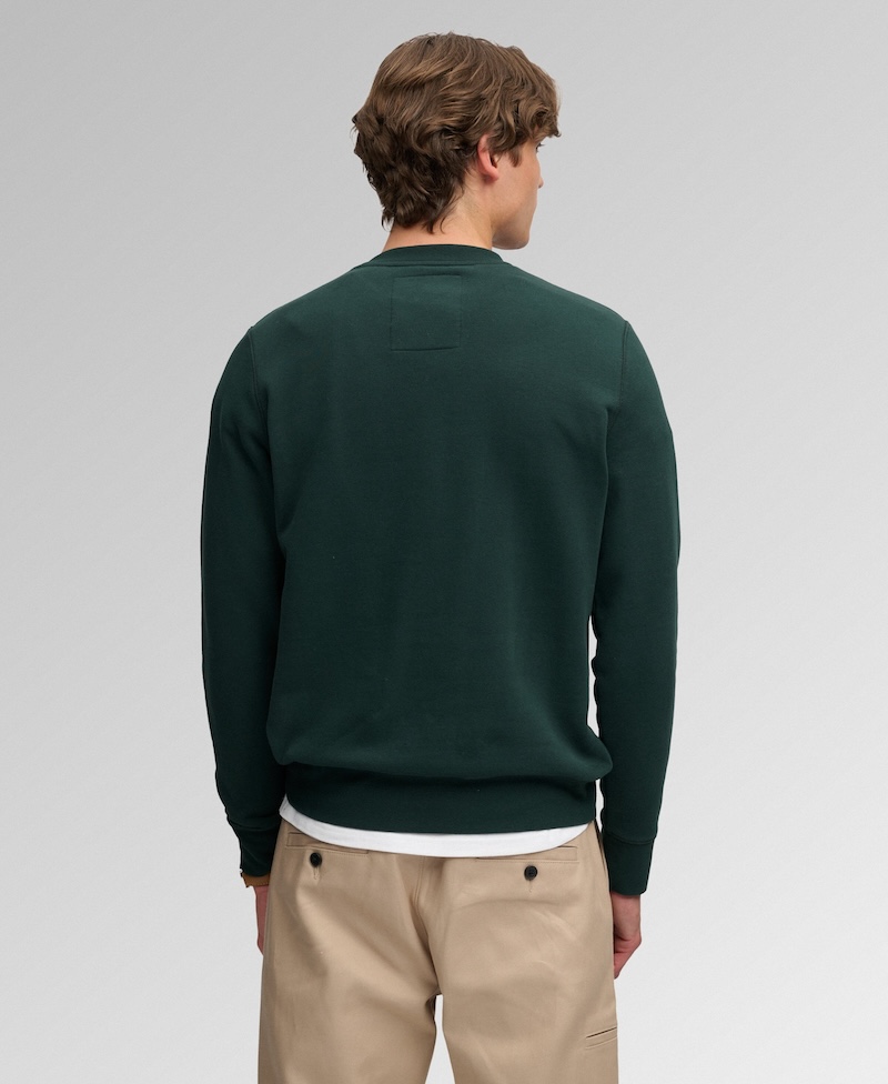 Superdry Athletic Applique Sweatshirt in Grün lockere Passform in Enamel Green