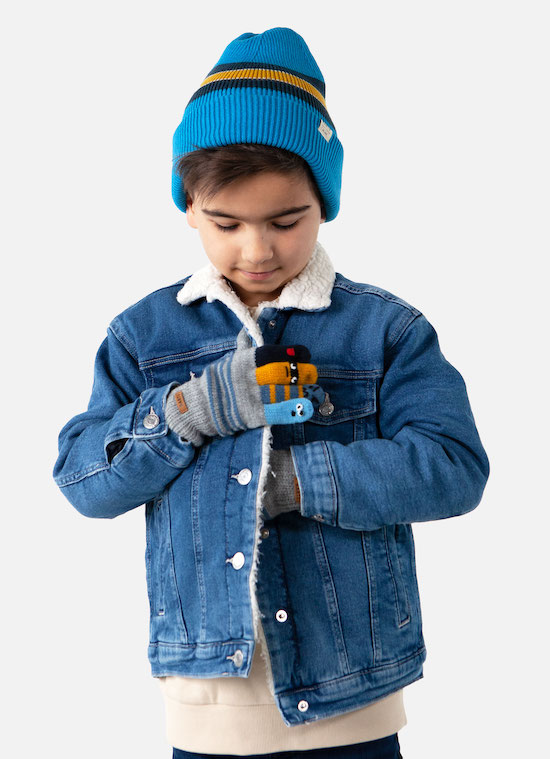 5028_Puppeteer-Gloves_02_AMF2KfWgr6d1nrchw Barts Kids Strickhandschuh - Puppet Bumgloves in Grau & Blau
