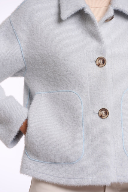 Rino & Pelle Esia Damen super weiche Jacke - Light Blue Snow