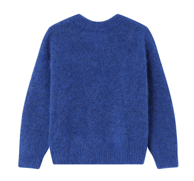 Grace & Mila SABADO Strickpullover mit V-Ausschnitt in Brilliant Blue - Cobalt Blau Grace & Mila SABADO Strickpullover mit V-Ausschnitt in Brilliant Blue - Cobalt Blau
