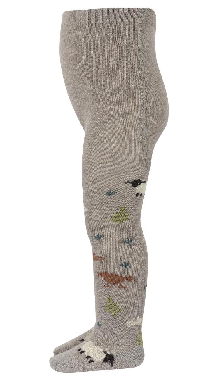 MP Denmark Olly Strumpfhose Merino Wolle in Hellbraun Melange - Hase & Schaf