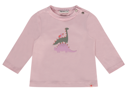 Babyface Baby Mädchen Langarm in Rosa Blush - Dinos