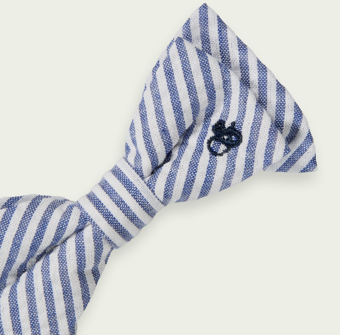Scotch & Soda Seersucker-Fliege für Kinder mit Clipverschluss in Blau
