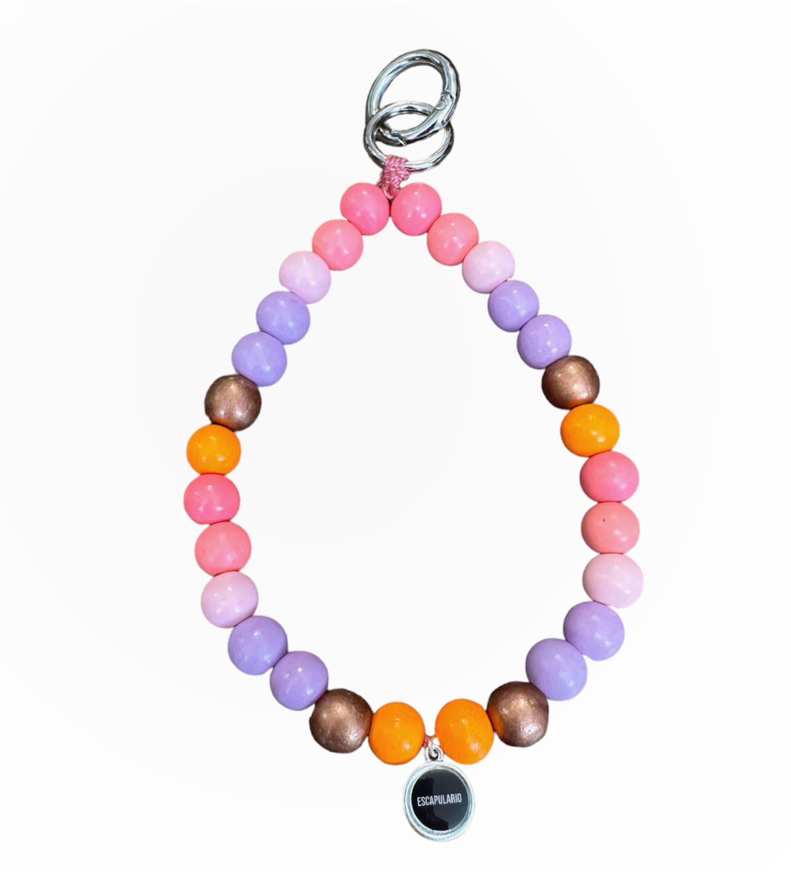Mo Beads Holzperlen Schlüsselkette Schlüsselanhänger Fairy - Pastellfarben