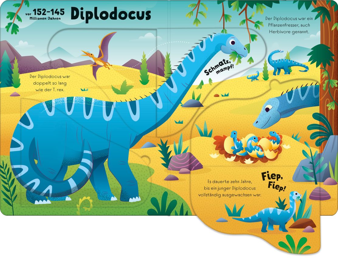 Usborne Mein erstes Wissen zum Aufklappen: Groß, größer, Dinosaurier! Usborne Mein erstes Wissen zum Aufklappen: Groß, größer, Dinosaurier!