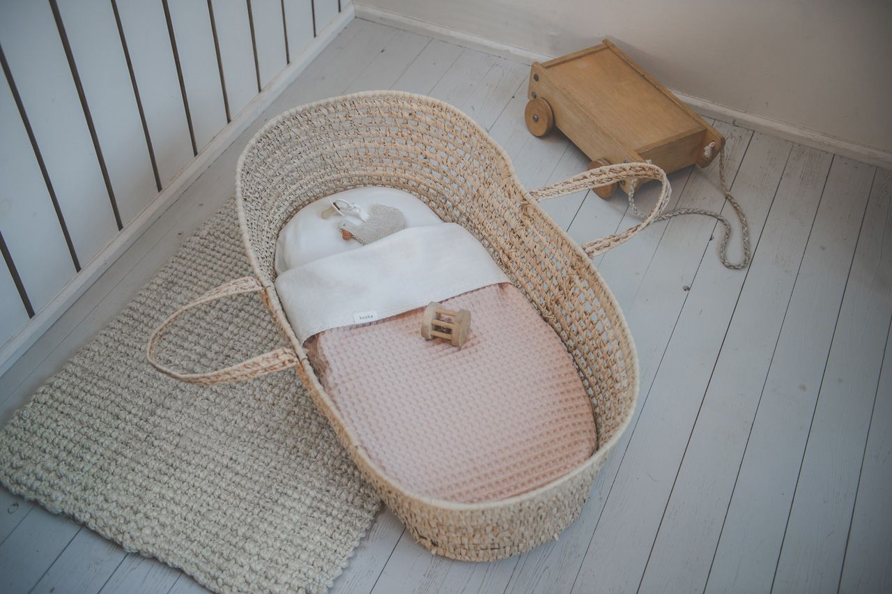 1015-0044_428_04_1920x1920 Koeka Amsterdam Baumwolle Fleece Babydecke in Rosa Salt - SALE