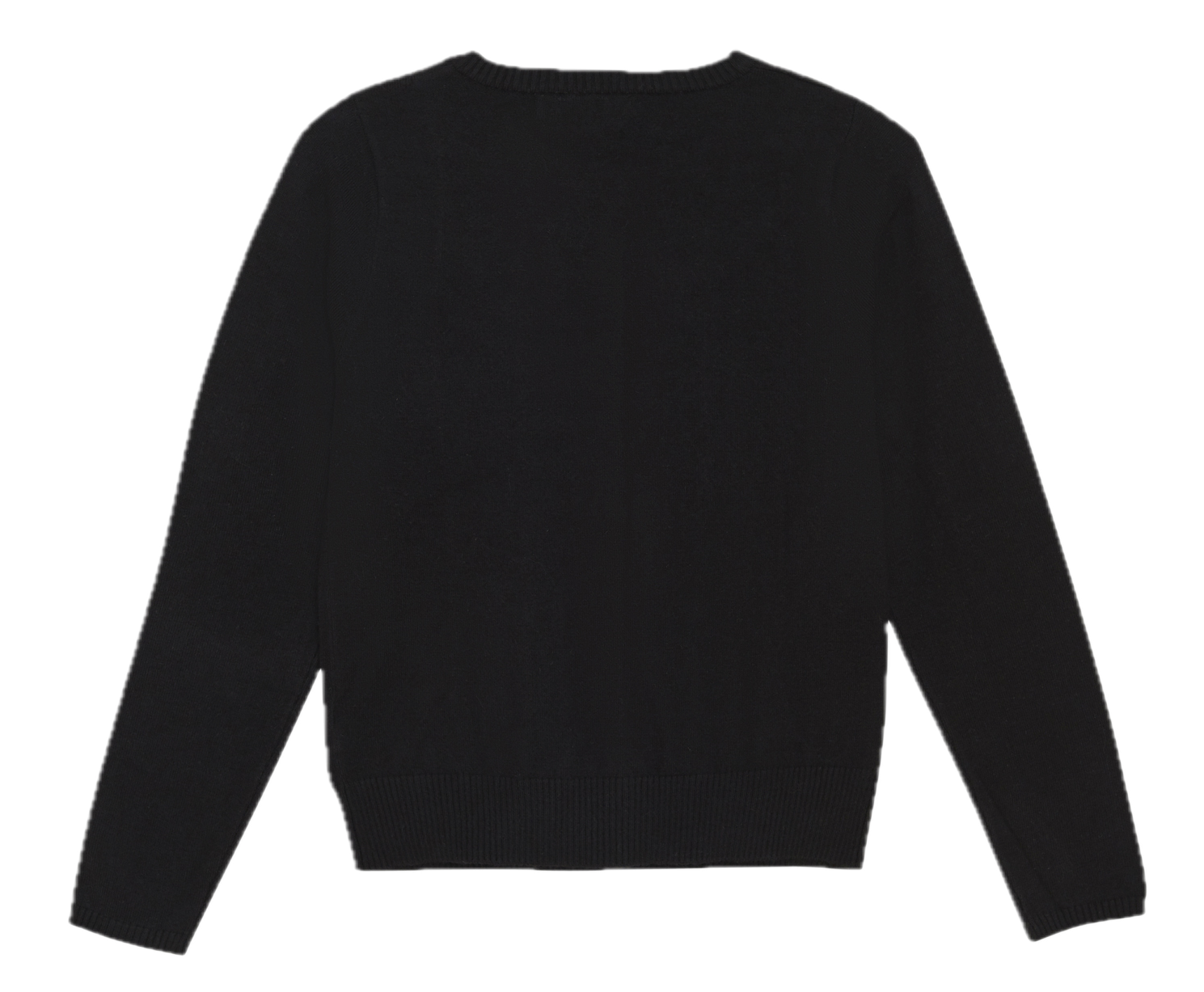 Creamie Cardigan/Strickjacke Viskose - Pointelle in Schwarz