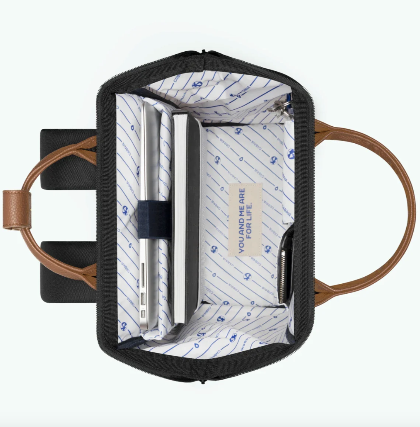 Cabaia Rucksack COLOGNE Medium mit Laptop-Fach in Schwarz Cabaia Rucksack COLOGNE Medium mit Laptop-Fach in Schwarz