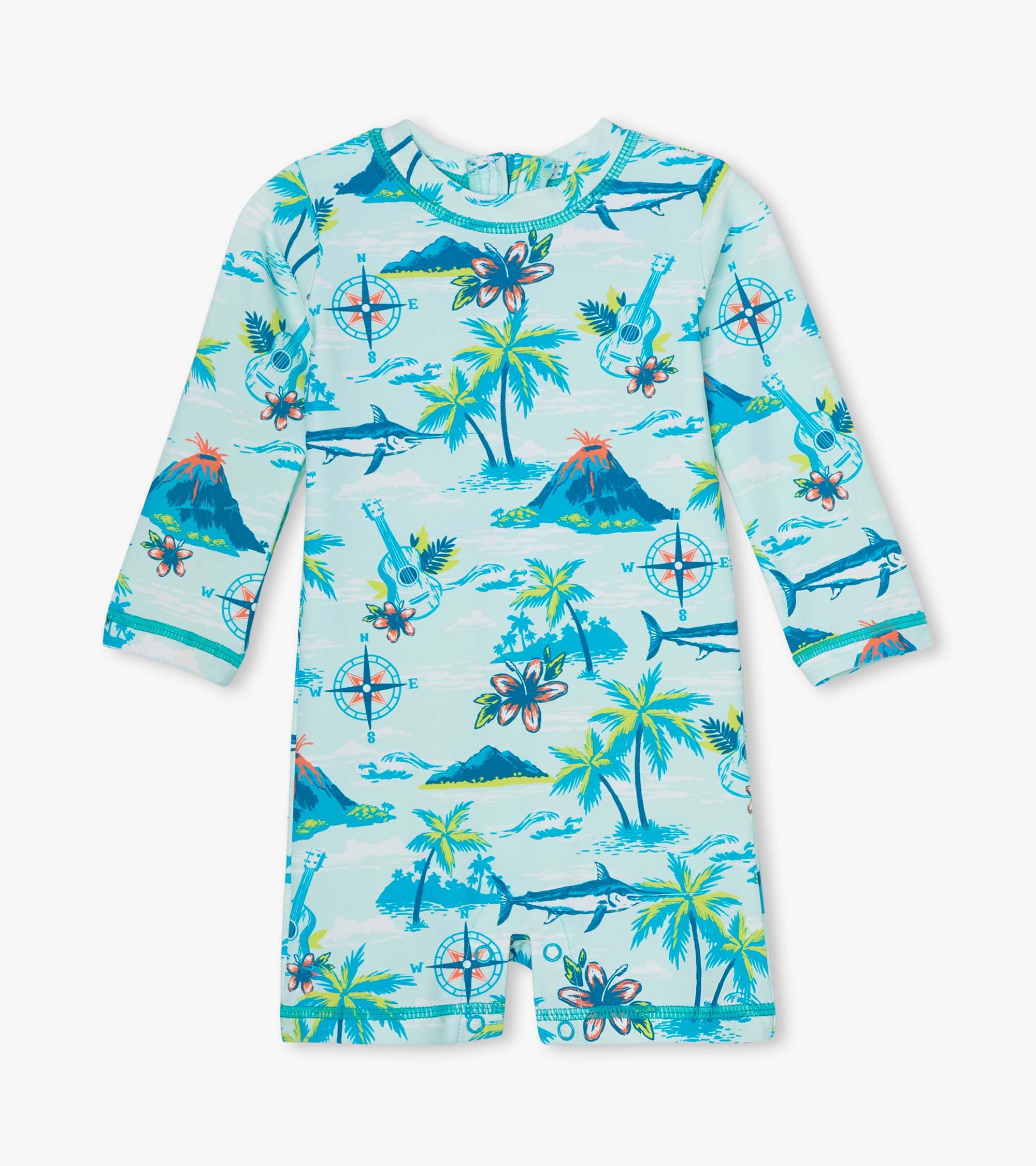 41843b2f70cbef4596cd82b17f07cc9a Hatley Badeanzug / Rashguard - Tropical