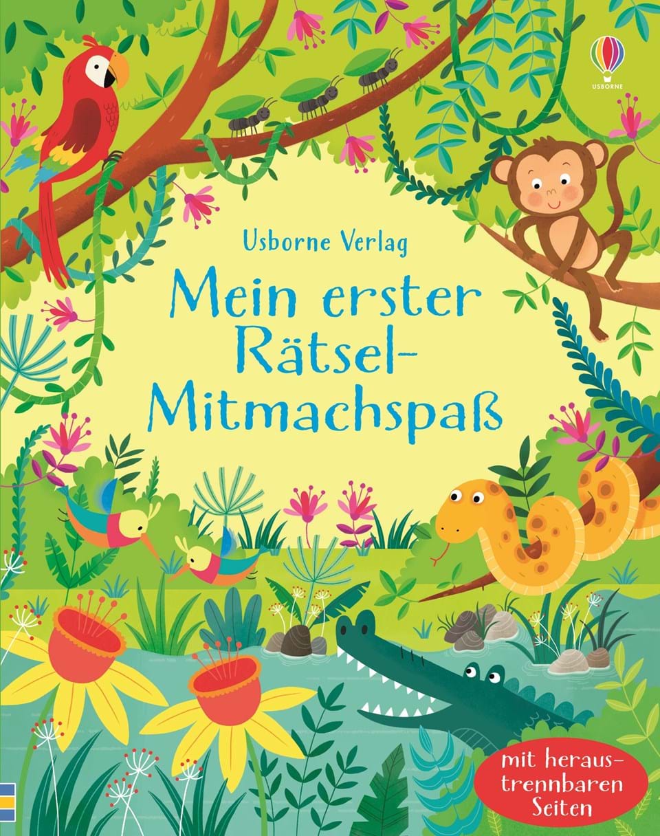 9781789413601 Usborne Mein erster Rätsel-Mitmachspaß