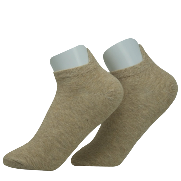 Lua Golden Heart Sneaker Socken - Oatmeal Beige