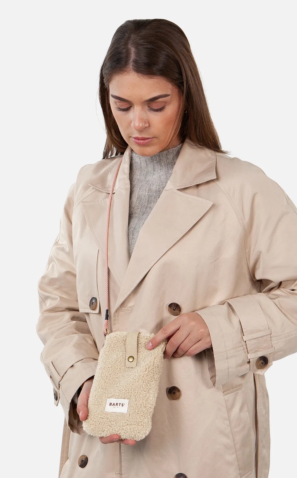 Barts Bugbane Teddy Handytaasche in Beige - One Size Barts Bugbane Teddy Handytaasche in Beige - One Size