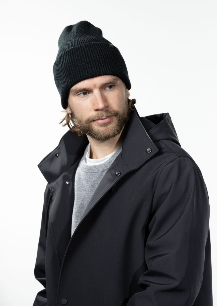 Barts Haveno Unisex Beanie mit Umschlag - Black/Schwarz