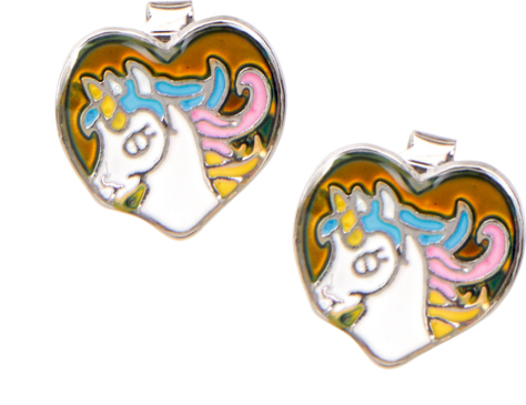 Coppenrath Stimmungsohrringe Clip Ohrringe - Einhorn - Wählen Sie Ihr Design