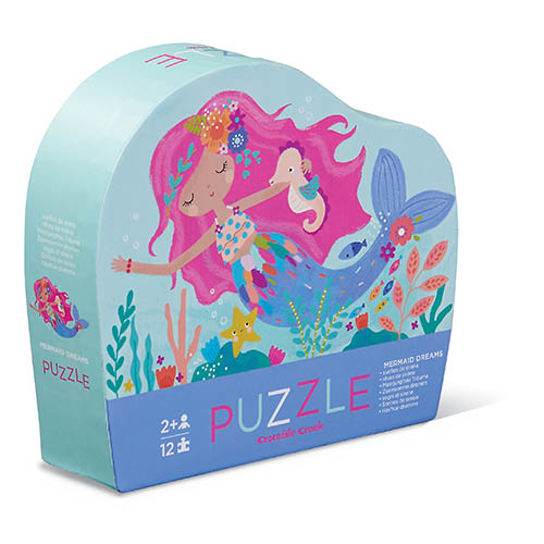 3841192L2hR0a5uzdgj4 Crocodile Creek Puzzle - Mermaids - Meerjungfrauen -12 Teile