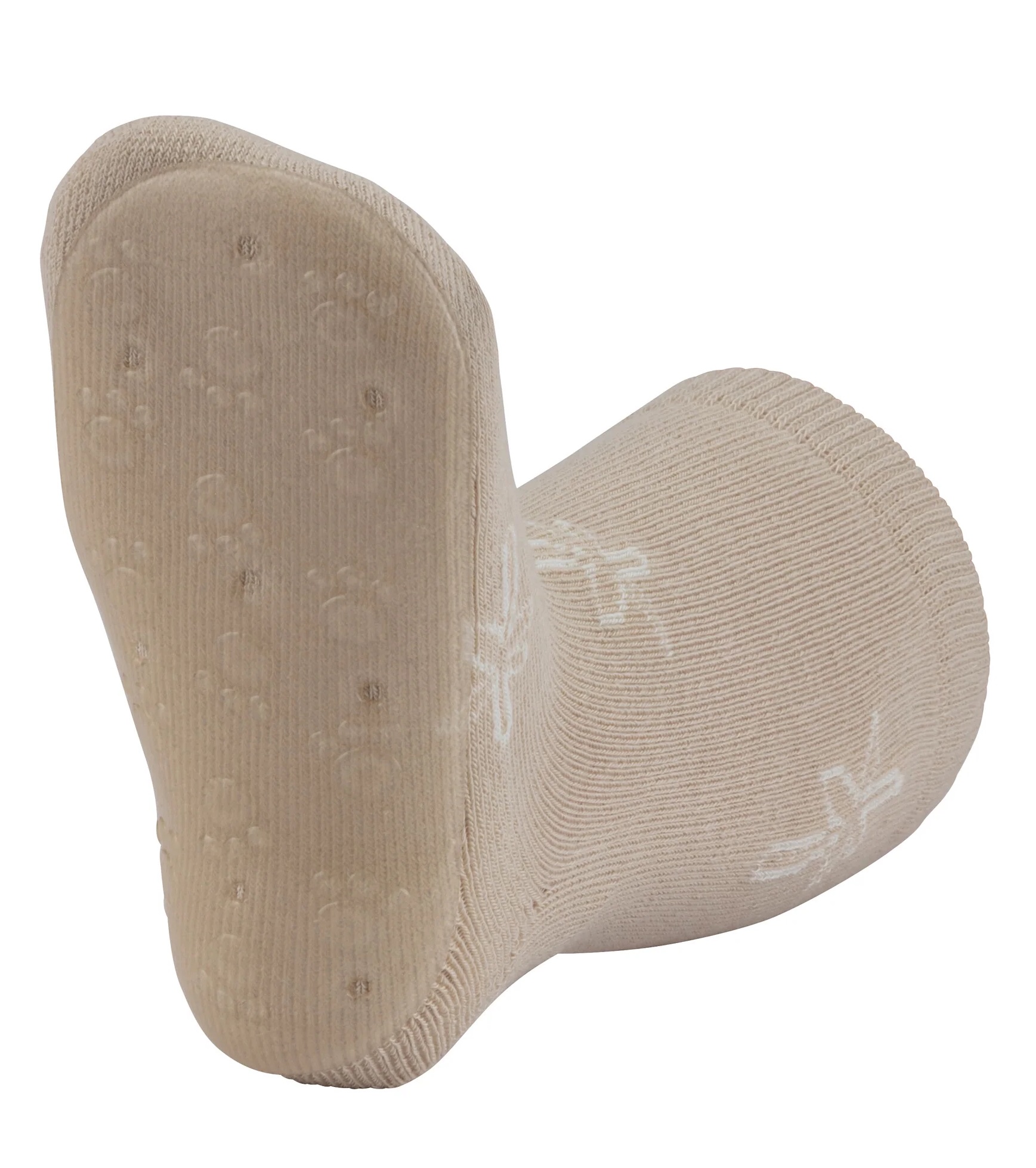Sterntaler Fliesen Flitzer Stoppersocken Set in Beige - 2 Paar - Tiger & Tatzen