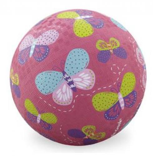 Crocodile Creek Spielzeug Ball 18 cm - Natur - Butterfly Garden - Schmetterlinge
