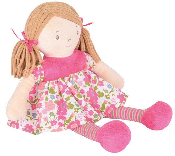 8505170-S_c Tikiri Bonikka Puppe Li'l Fran mit Kleid in pink - 25 cm