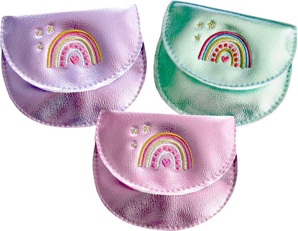 Prinzessin Lillifee Mini-Portmonee mit Reißverschluss Regenbogen - Wählen Sie von 3 Farben