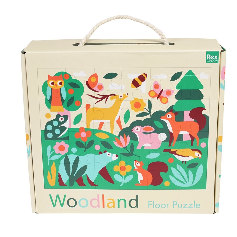 Rex London Bodenpuzzle Woodland - Waldtiere
