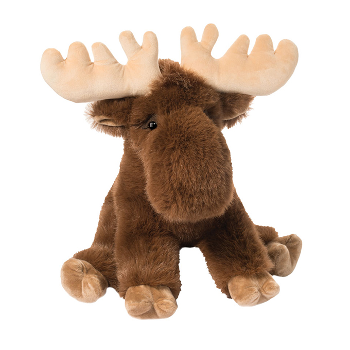 Douglas Toys Judie Moose Super Soft – Elch Kuscheltier Braun 34 cm
