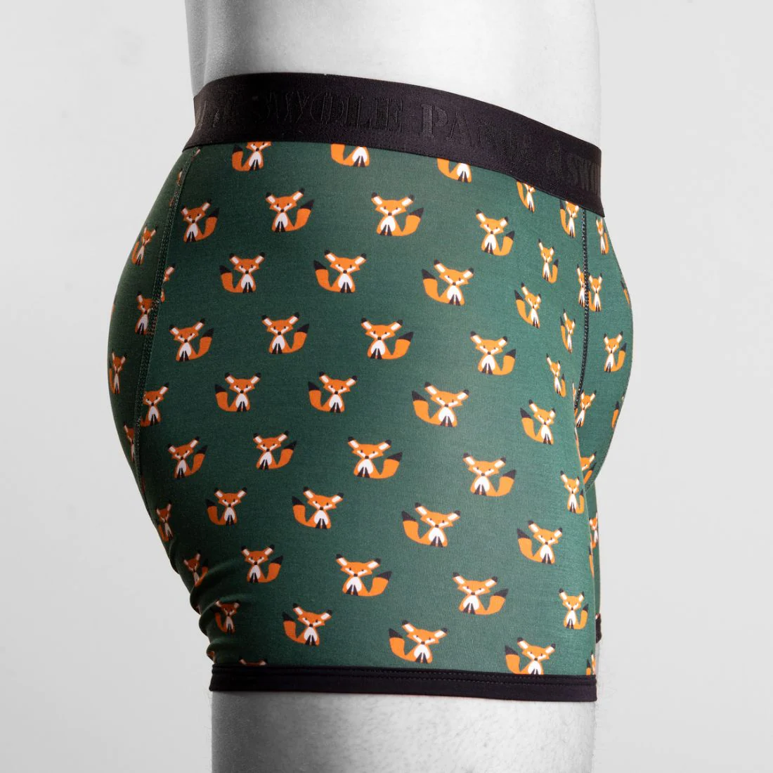 Swole Panda Bambus Herren Unterwäsche - Boxer Short in Grün - Fuchs