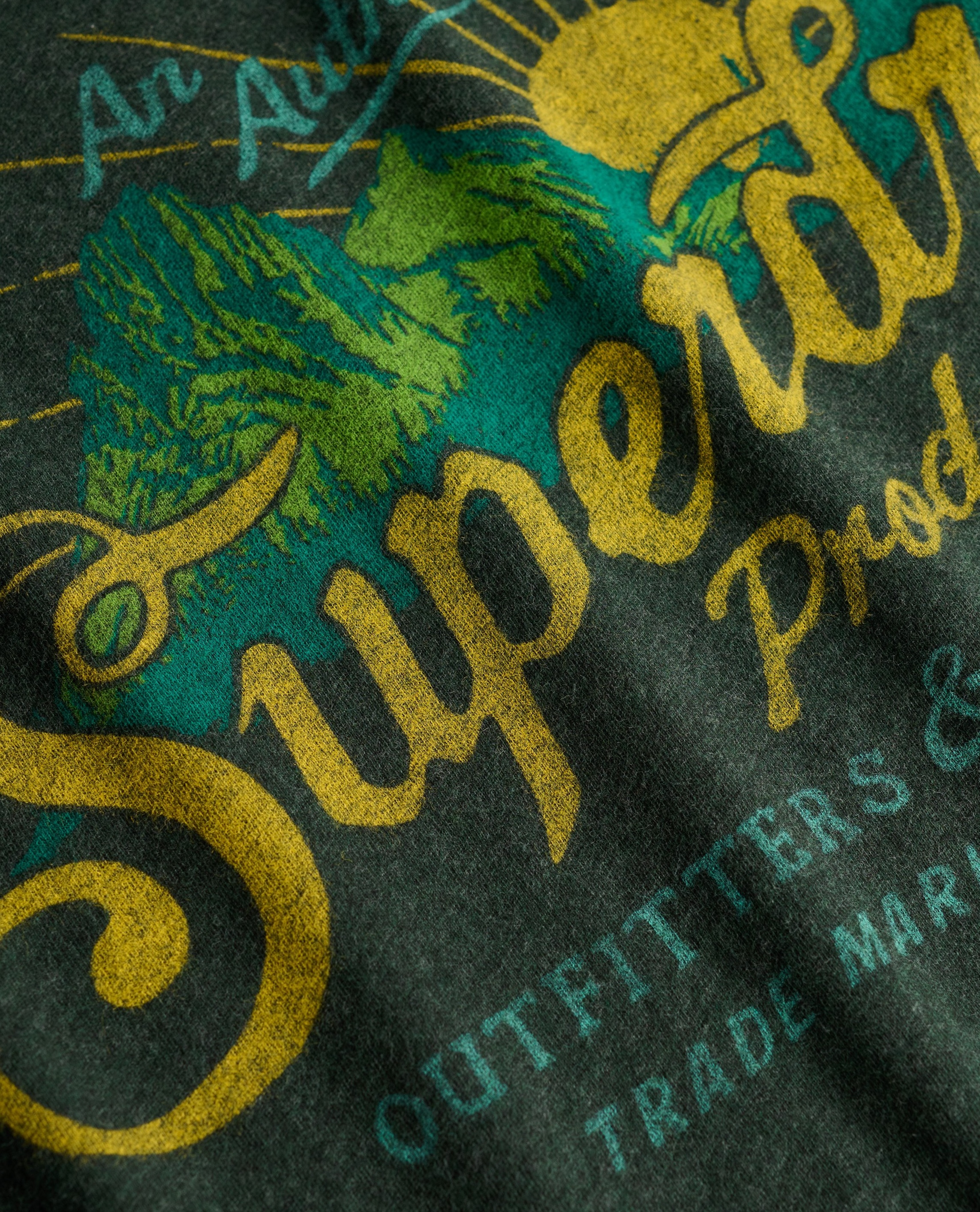 Superdry Herren outdoors Mountain T-Shirt in Denver Green Marl