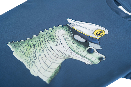 Someone Ruben Kurzarm T-Shirt in Dunkelblau - Kapitan Krokodil - SALE Someone Ruben Kurzarm T-Shirt in Dunkelblau - Kapitan Krokodil - SALE