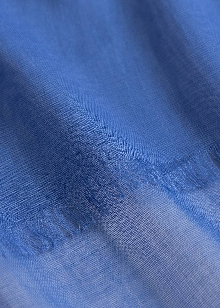 Codello Bambus Unifarbe Schal in Royal Blau 