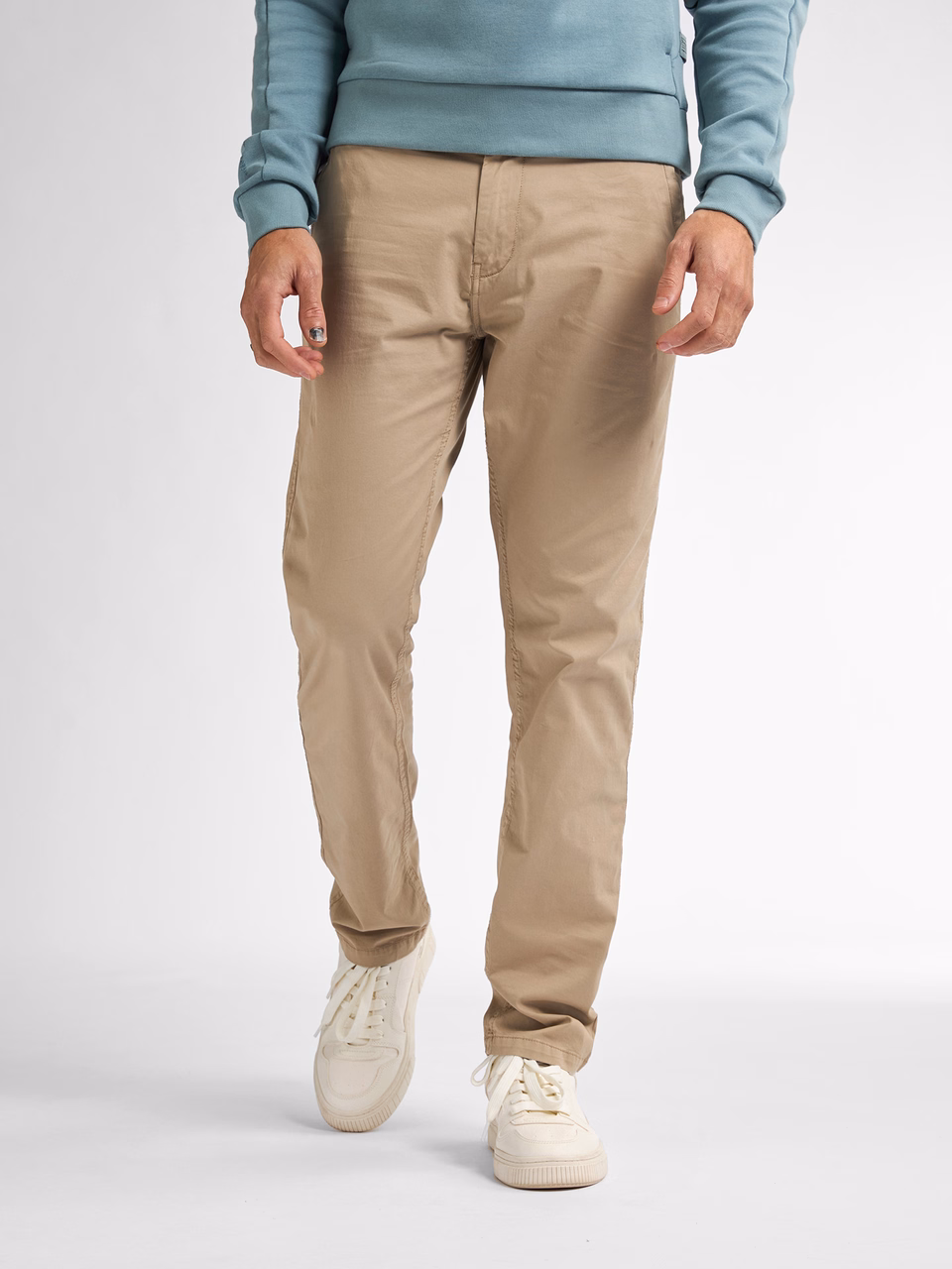 Petrol Industries Herren Chinohose Seafoamstone in Light Tan Beige