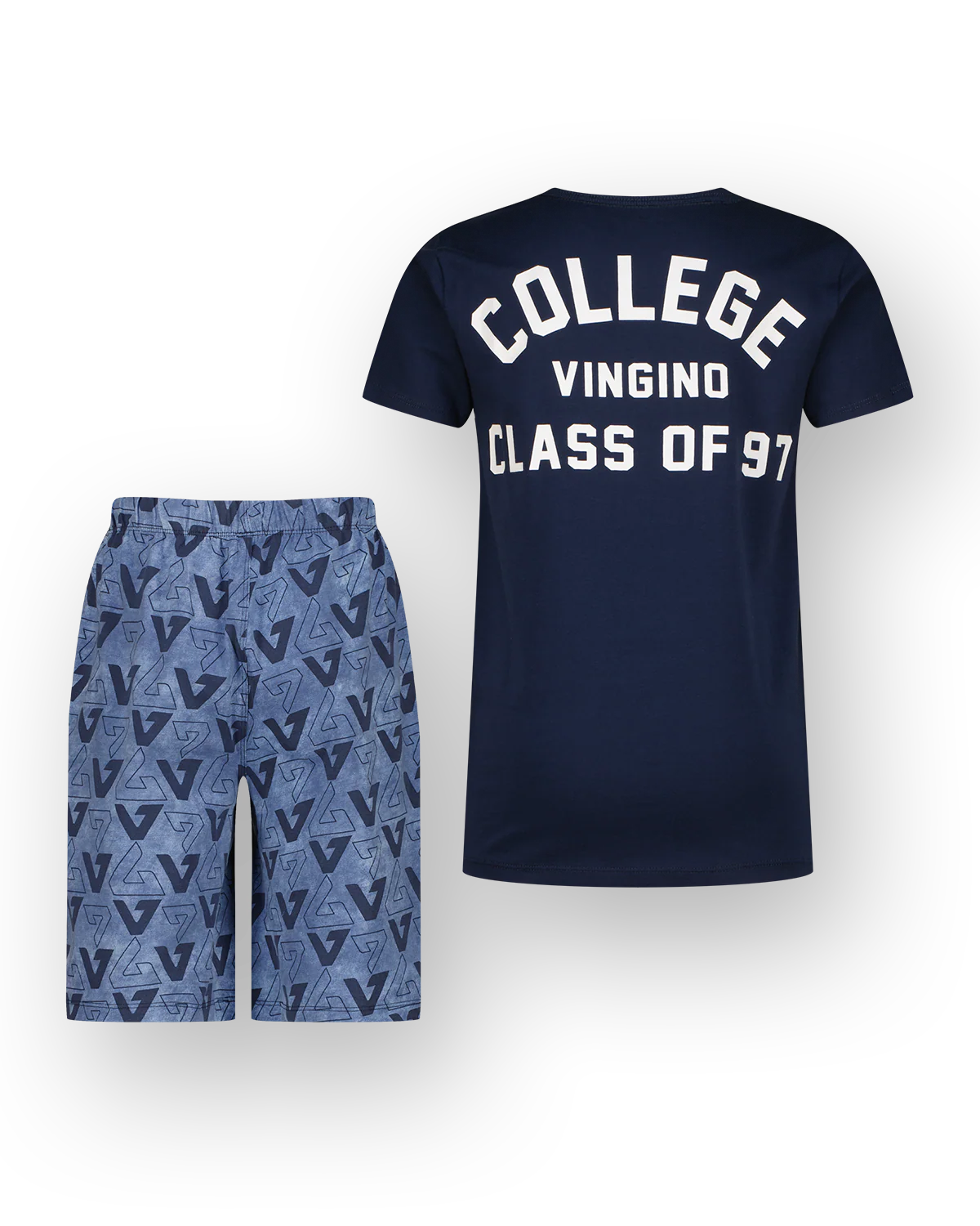 Vingino Jungs Pyjama set Wanim in Blau - College Vingino Jungs Pyjama set Wanim in Blau - College