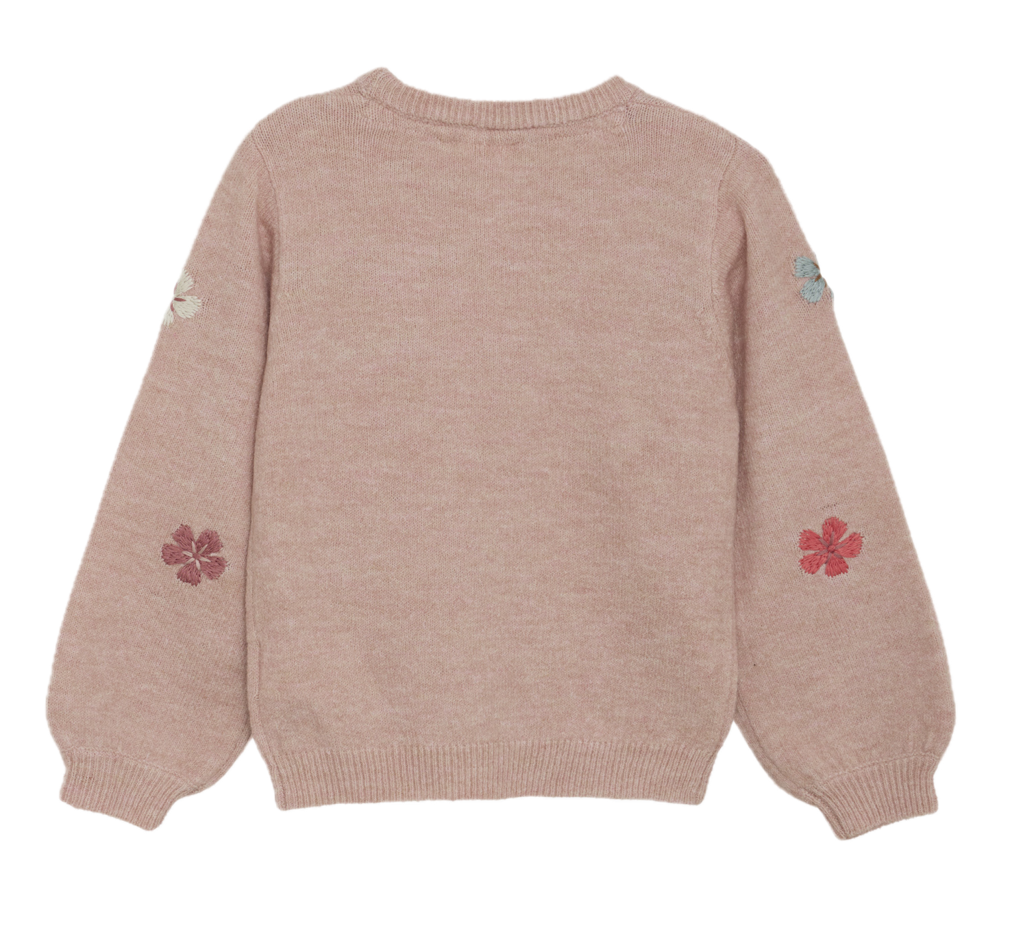 Minymo Strickpullover mit Blumen - Misty Rose/Rosa - SALE Minymo Strickpullover mit Blumen - Misty Rose/Rosa - SALE