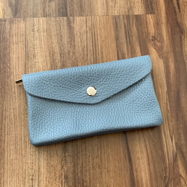 image29 Soft Leder Geldbeutel in Puder Blau
