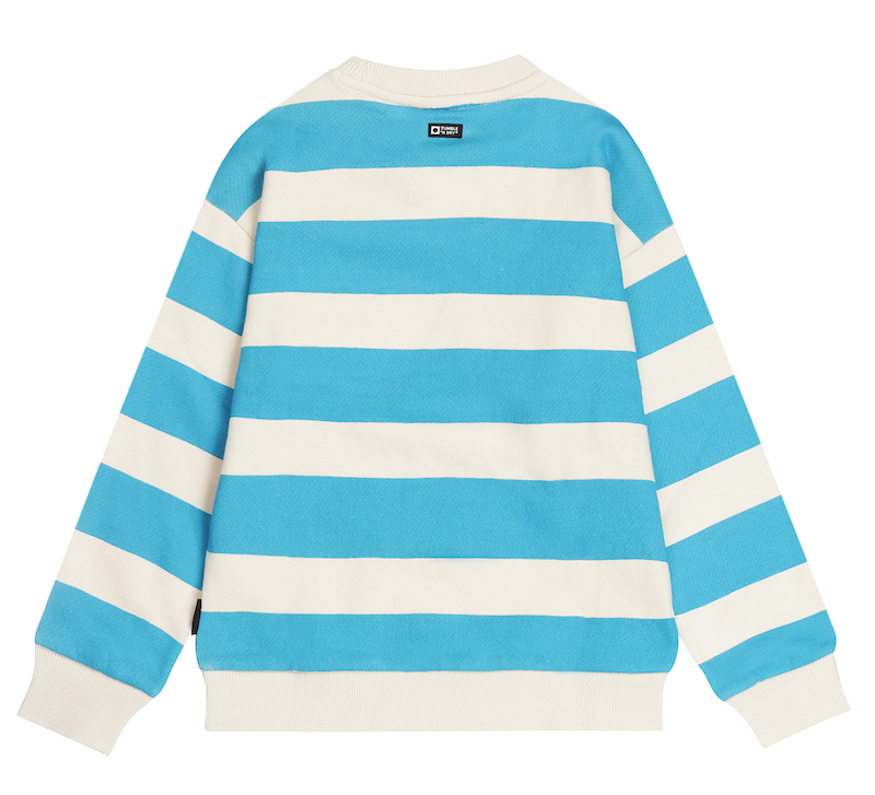 Tumble N Dry Lagoon Sweatshirt in Sandshell - Blau gestreift Tumble N Dry Lagoon Sweatshirt in Sandshell - Blau gestreift