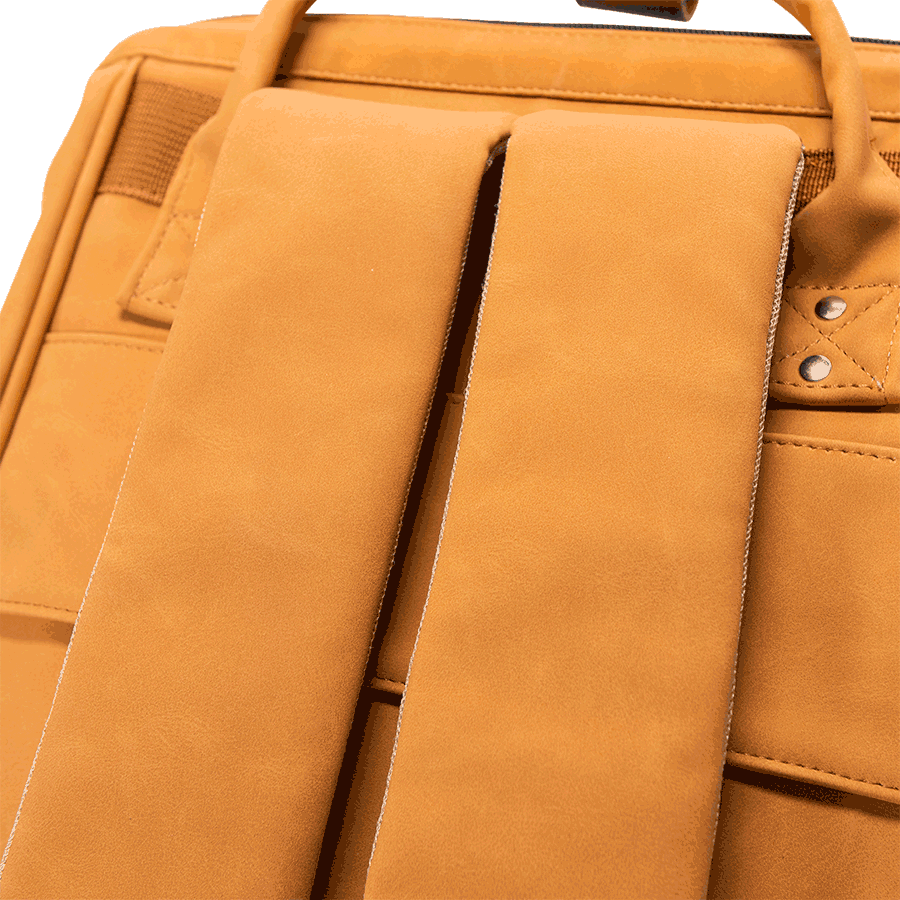 TDM-S21-MOSCOU-MEDIUM-BRETELLES-BD Cabaia Rucksack MOSCOU Medium Laptop-Fach - Braun
