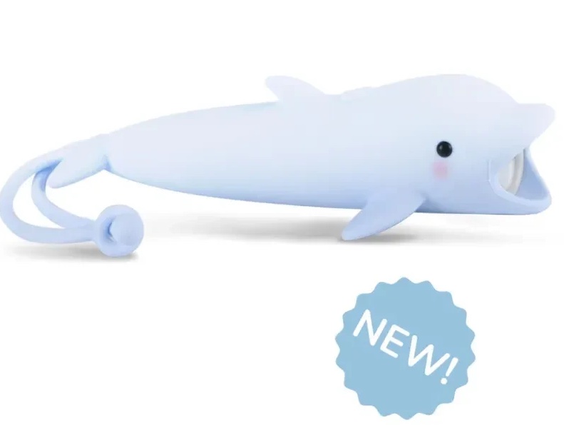 Rabbit & Friends Delphin Taschenlampe in Blau - Bubbly Rabbit & Friends Delphin Taschenlampe in Blau - Bubbly