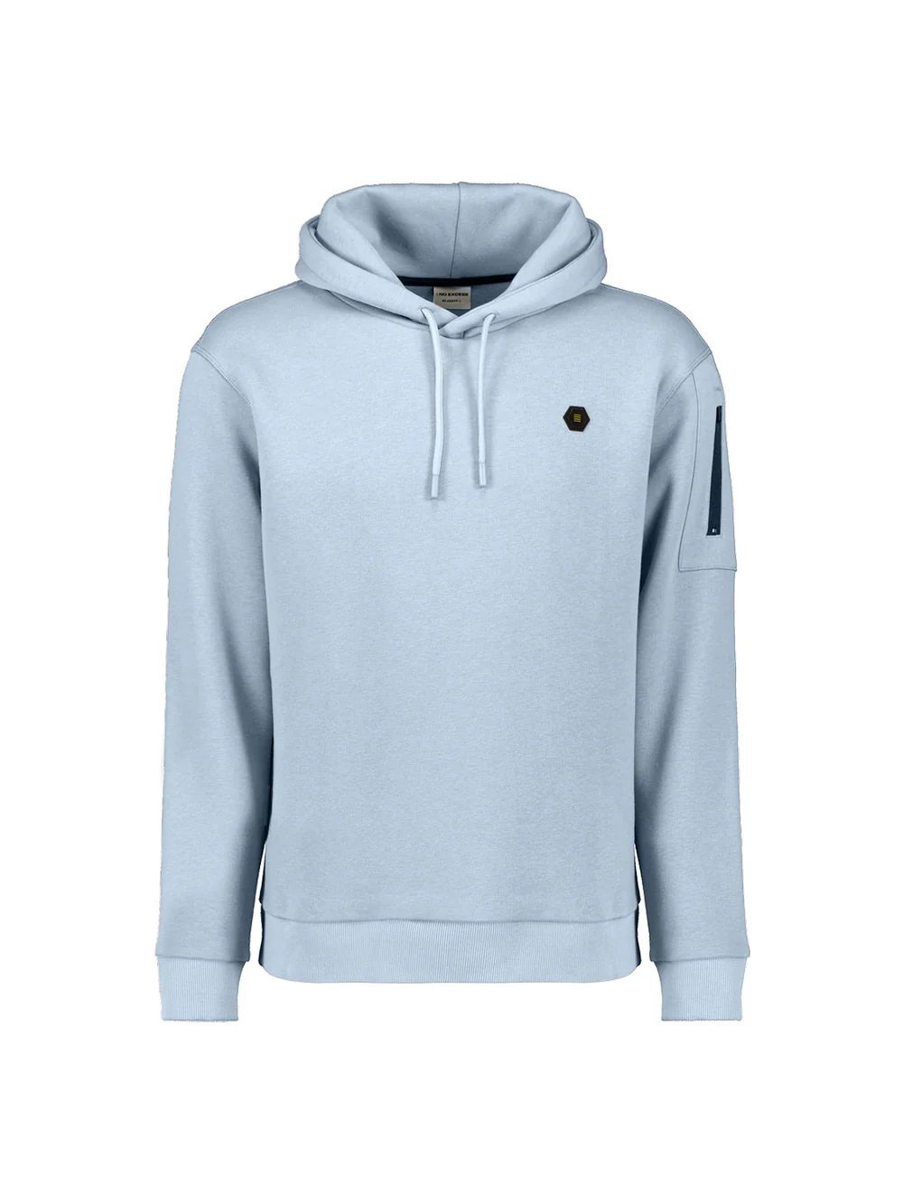 NO EXCESS Hoody in Dusty Blue/GrauBlau