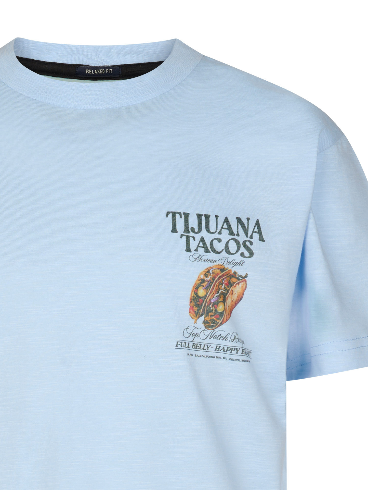 Petrol Industries Jungs T-Shirt in Blau - Tijuana Tacos