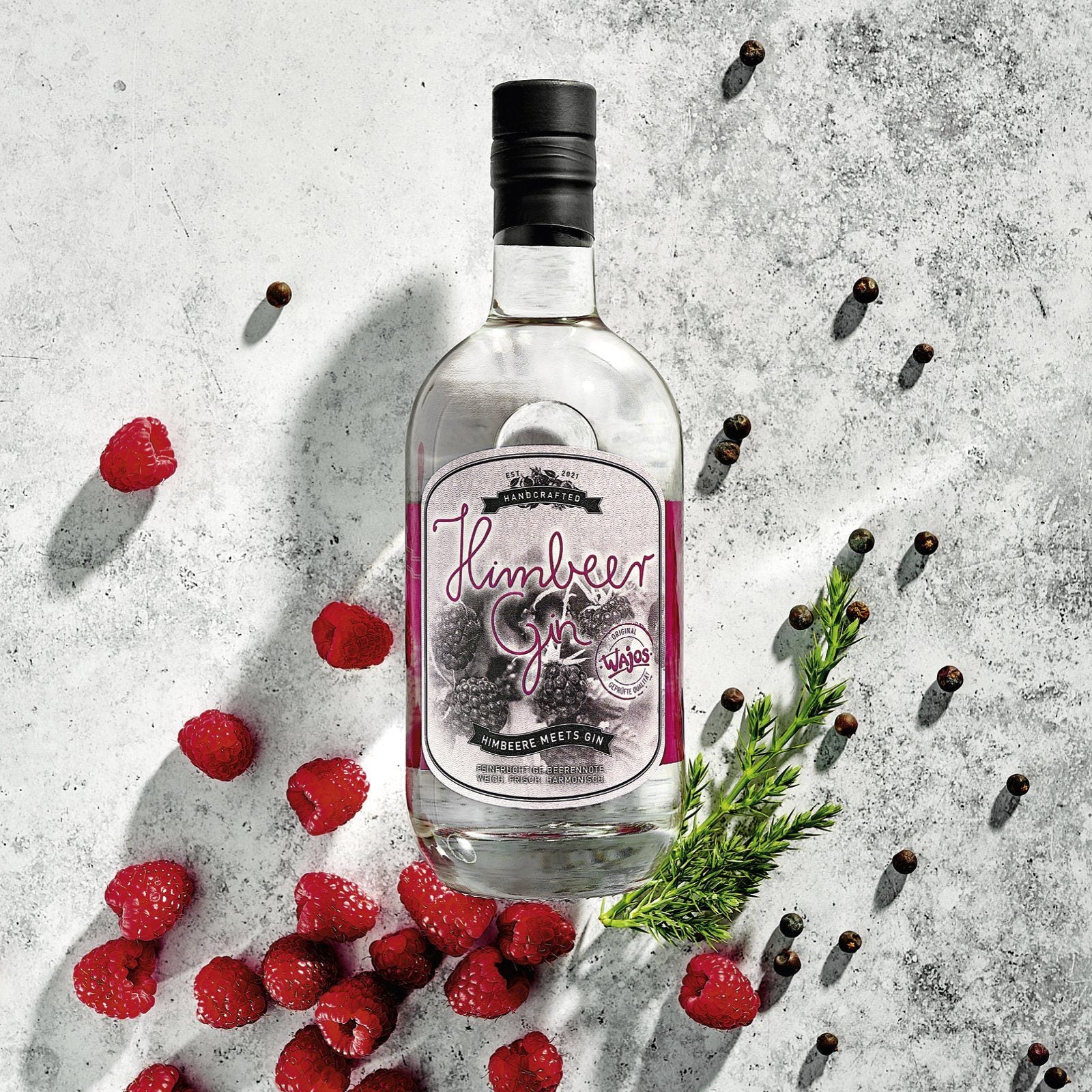 Wajos Himbeer Gin 500ml (42% vol)