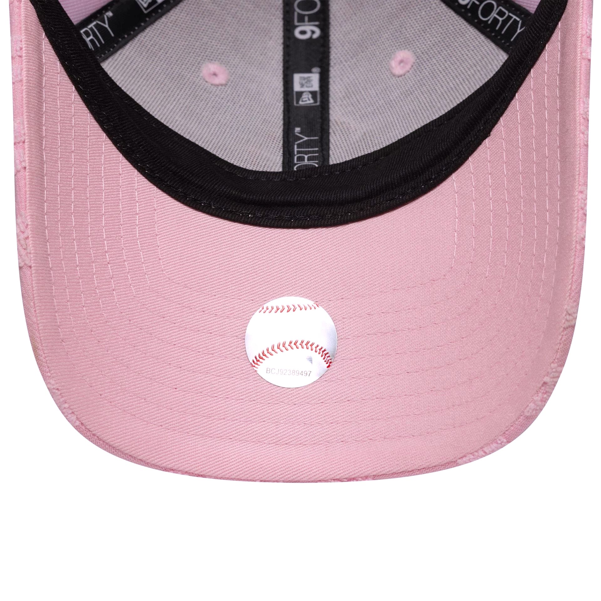 New Era Pastellrosa LA Dodgers Damen MLB Floral 9FORTY Verstellbare Cap - Frottee Blumen Rosa