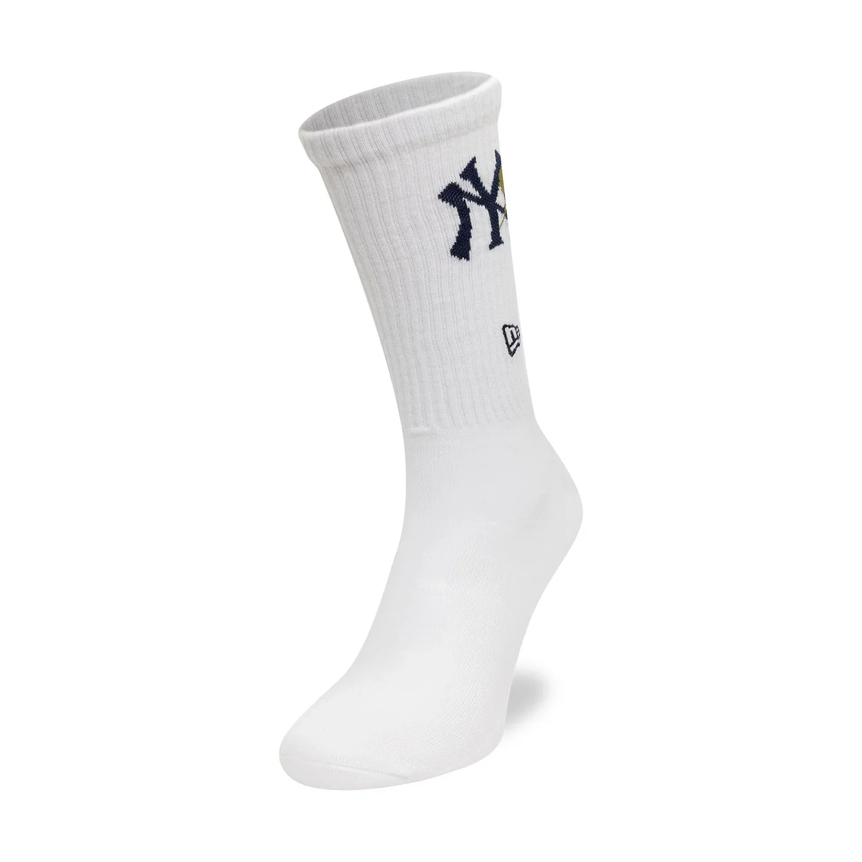 New Era Cap Crew Socken - Weiß New York Yankees MLB Icon New Era Cap Crew Socken - Weiß New York Yankees MLB Icon